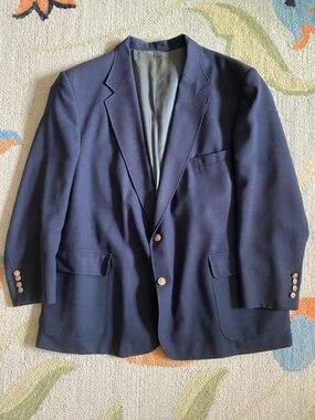 80s/90s Banker’s Hall Navy Blue Blazer